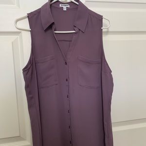 Large “express” sleeveless blouse